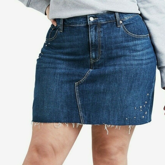 levi's women's deconstructed skirt